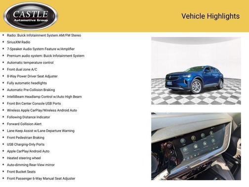 Sapphire Metallic 2023 Buick Envision Preferred AWD