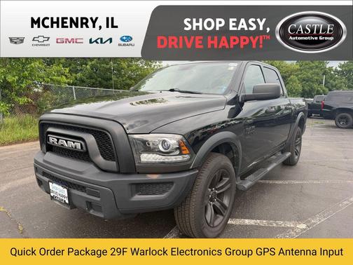 Diamond Black Crystal Pearlcoat 2022 RAM 1500 Classic Warlock Crew Cab 4x4 5'7' Box