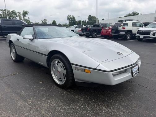 Silver 1988 Chevrolet Corvette Base