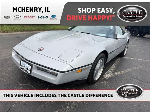 Silver 1988 Chevrolet Corvette Base