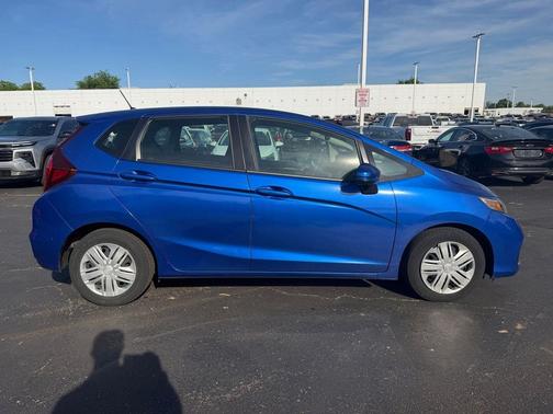 Aegean Blue Metallic 2019 Honda Fit LX