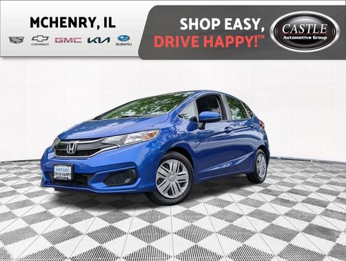 Aegean Blue Metallic 2019 Honda Fit LX