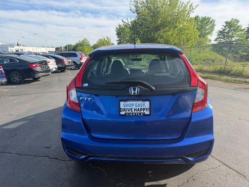Aegean Blue Metallic 2019 Honda Fit LX
