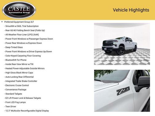 Summit White 2025 Chevrolet Silverado 1500 LT Trail Boss