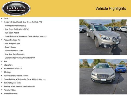 2017 Subaru Outback 2.5i Premium