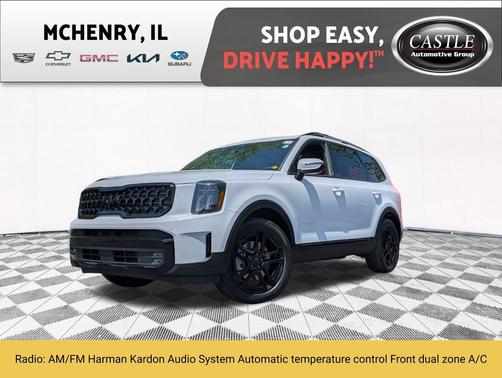 Glacial White Pearl 2025 Kia Telluride SX X-Line