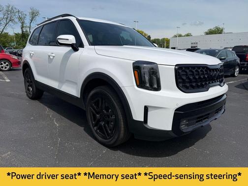 Glacial White Pearl 2025 Kia Telluride SX X-Line