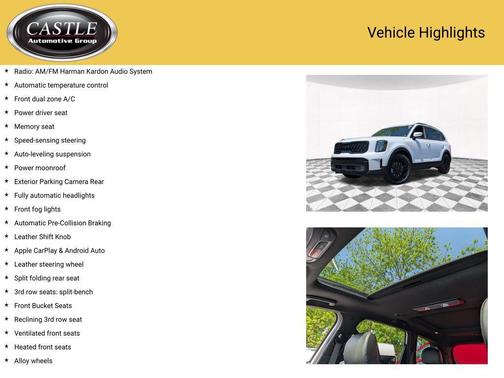 Glacial White Pearl 2025 Kia Telluride SX X-Line