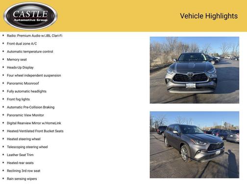 2021 Toyota Highlander Platinum