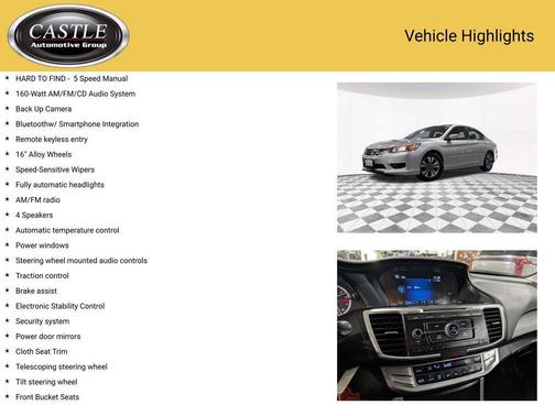 2015 Honda Accord LX