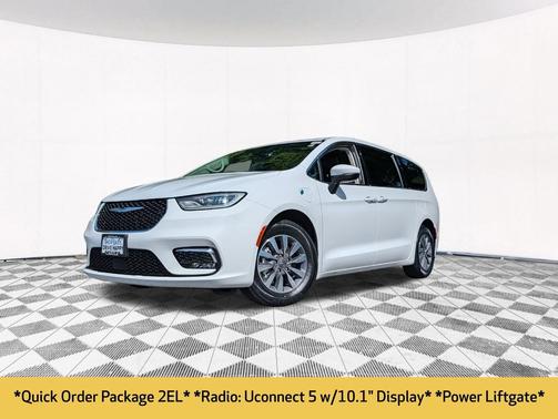 Bright White Clearcoat 2023 Chrysler Pacifica Hybrid Touring L