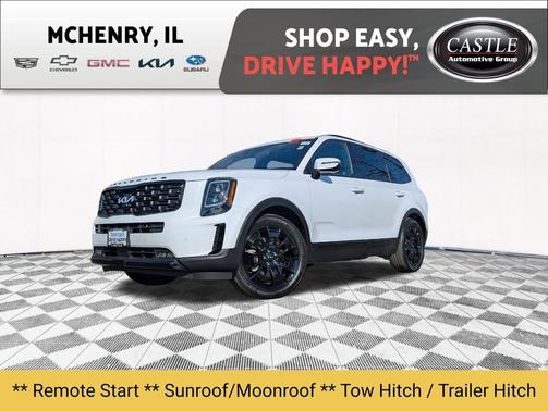 Glacial White Pearl 2022 Kia Telluride SX