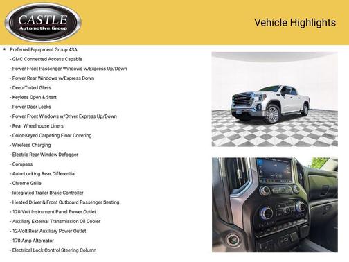 White Frost Tricoat 2021 GMC Sierra 1500 SLT