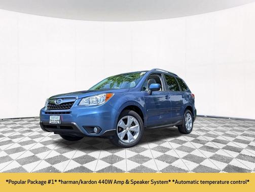 Quartz Blue Pearl 2015 Subaru Forester 2.5i Limited
