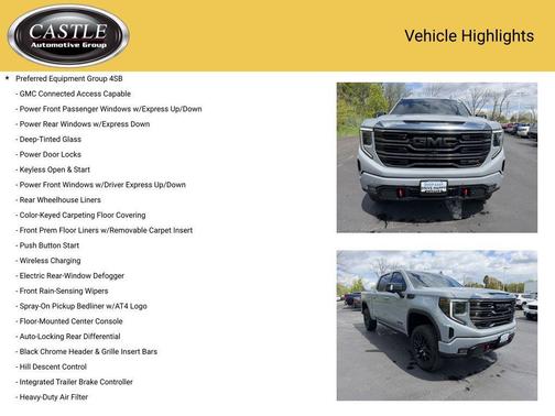 Thunderstorm Gray 2024 GMC Sierra 1500 AT4