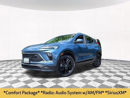 Ocean Blue Metallic 2024 Buick Encore GX Sport Touring