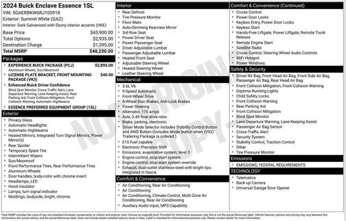2024 Buick Enclave Essence