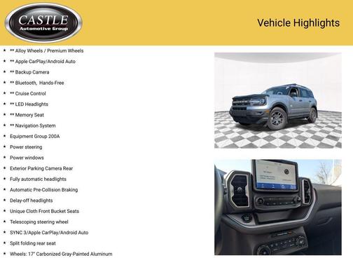 Iconic Silver Metallic 2021 Ford Bronco Sport Big Bend