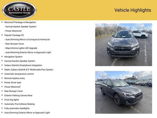 Magnetite Gray Metallic 2020 Subaru Crosstrek Limited