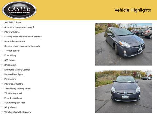 2011 Toyota Prius One