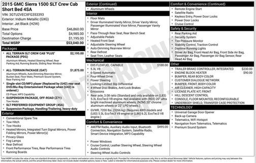 2015 GMC Sierra 1500 SLT