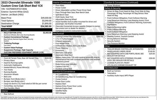 2023 Chevrolet Silverado 1500 Custom