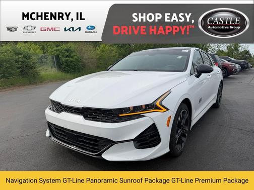 Glacial White Pearl 2024 Kia K5 GT-Line