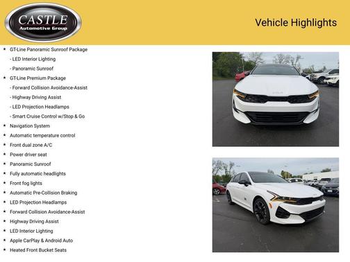 Glacial White Pearl 2024 Kia K5 GT-Line