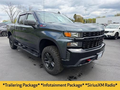 Shadow Gray Metallic 2021 Chevrolet Silverado 1500 Custom Trail Boss