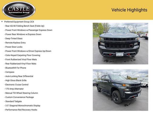 Shadow Gray Metallic 2021 Chevrolet Silverado 1500 Custom Trail Boss