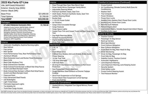 2023 Kia Forte GT-Line