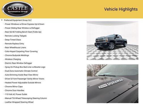 Black 2017 Chevrolet Silverado 2500 High Country