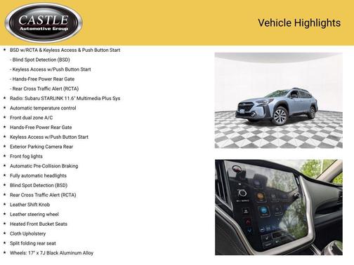 Ice Silver Metallic 2023 Subaru Outback Premium