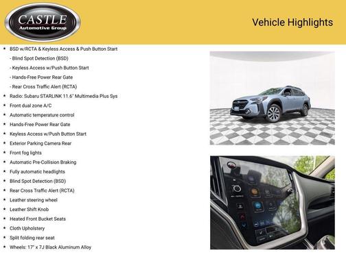 Ice Silver Metallic 2023 Subaru Outback Premium