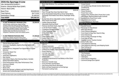 2026 Kia Sportage X-Line