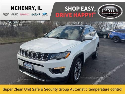 White Clearcoat 2018 Jeep Compass Limited