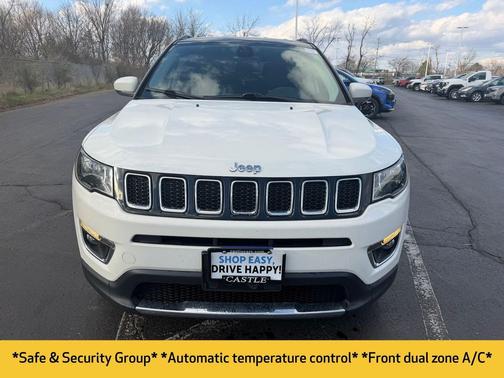 White Clearcoat 2018 Jeep Compass Limited