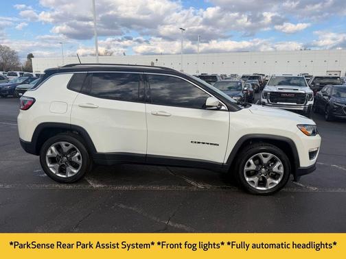 White Clearcoat 2018 Jeep Compass Limited