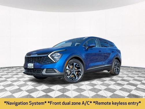 Sapphire Blue 2023 Kia Sportage EX