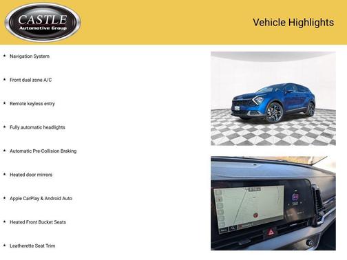 Sapphire Blue 2023 Kia Sportage EX