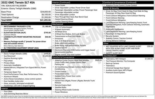 2022 GMC Terrain SLT