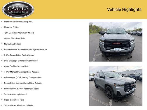 Sterling Metallic 2023 GMC Acadia AWD SLT