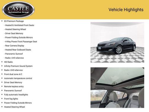 Ebony Black 2015 Kia Optima EX