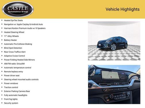 Dark Blue 2022 Kia Niro EV EX