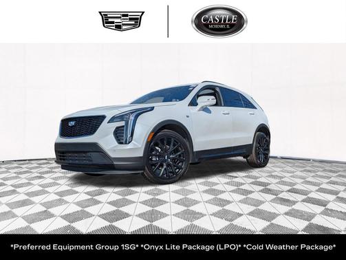 Crystal White Tricoat 2023 Cadillac XT4 Sport