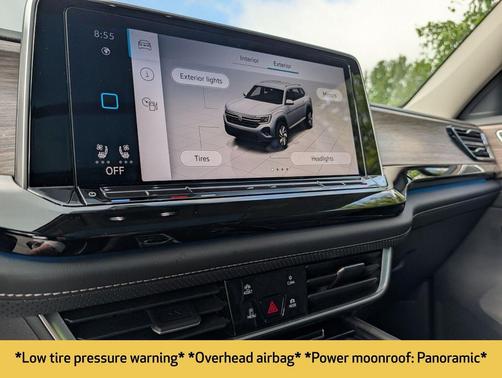Mountain Lake Blue Metallic 2025 Volkswagen Atlas 2.0T SEL Premium R-Line 4MOTION