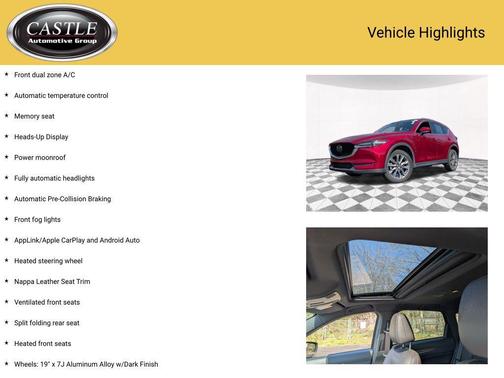 Soul Red Crystal Metallic 2019 Mazda CX-5 Signature