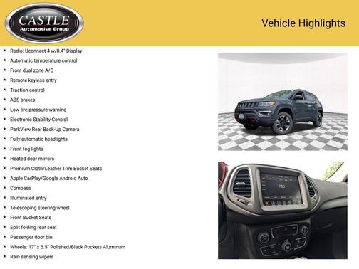 Rhino Clearcoat 2017 Jeep New Compass Trailhawk