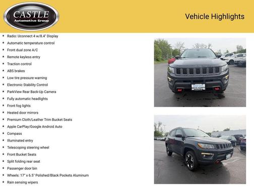 Rhino Clearcoat 2017 Jeep New Compass Trailhawk