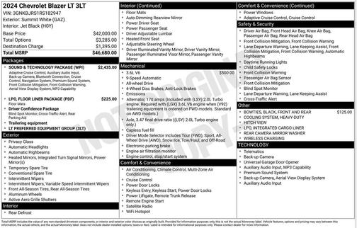 2024 Chevrolet Blazer 3LT